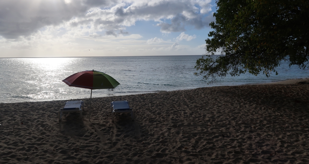 Caribbean island hopping: peaceful viewpoint from Gibbes Beach, Barbados