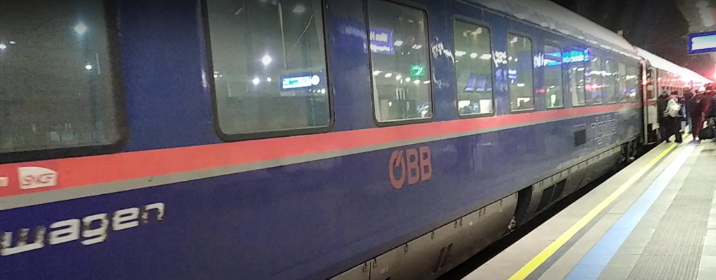 Vienna to Brussels Sleeper Train